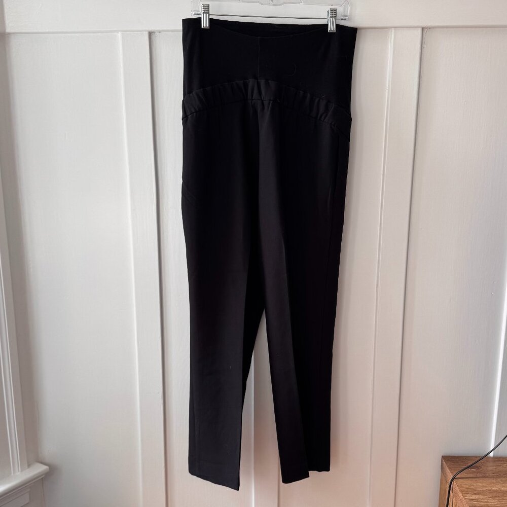 H&M Maternity MAMA Ankle-length Slacks (M / Black)